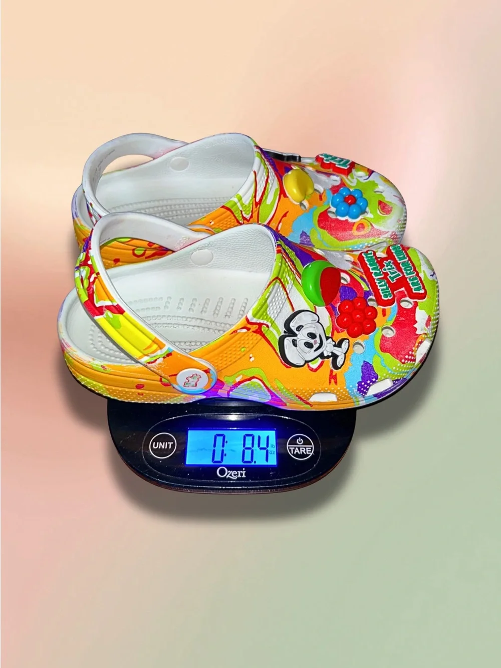 Crocs Classic Clog General Mills Trix Cereal Kids J1 with Jibbitz Charms